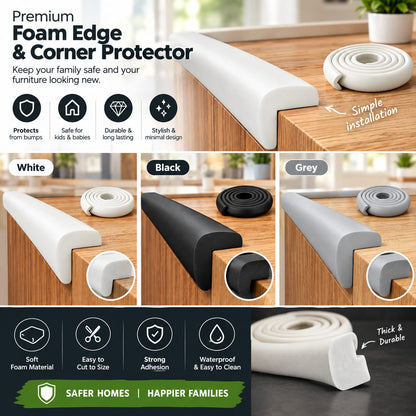BABY4SA Impact Corner Protector for Tables & Walls – 200cm Soft Guard