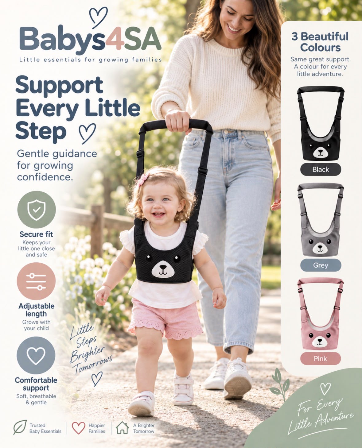 Babys4SA™ Toddler Walking Support Harness
