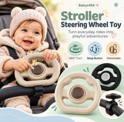 Babys4SA™ Stroller Steering Wheel Toy