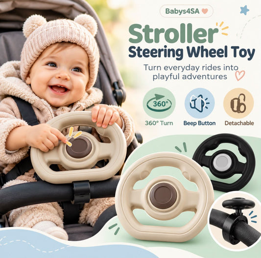 Babys4SA™ Stroller Steering Wheel Toy